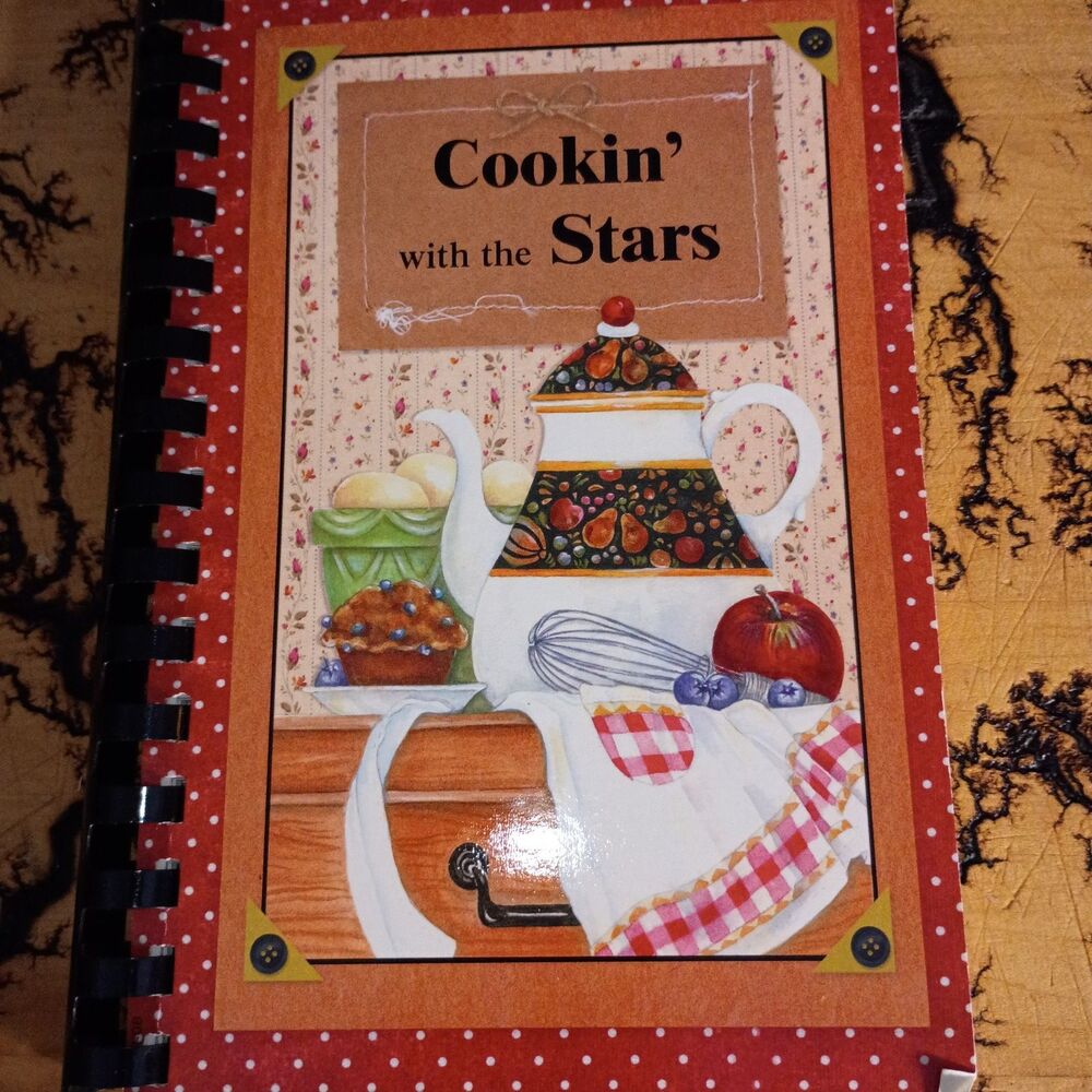 Cookin With The Stars Cookbook 2008 North Carolina Order of Eastern Star OES
